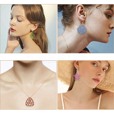 DIY Dangle Earring Making Kits DIY-SC0001-73P-1