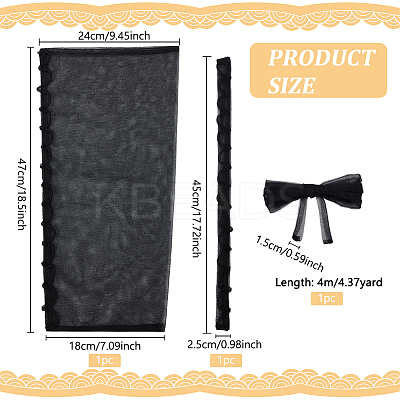 Mesh Bridal Dress Zipper Replacement DIY-WH0496-06D-1