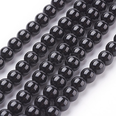 Natural Tourmaline Beads Strands X-G-G099-4mm-11-1