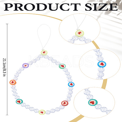 1Pc Resin Mobile Straps HJEW-LP0001-86-1