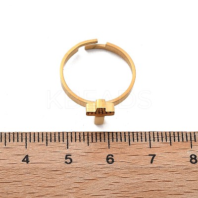 304 Stainless Steel Adjustable Rings for Women RJEW-F169-01G-03-1