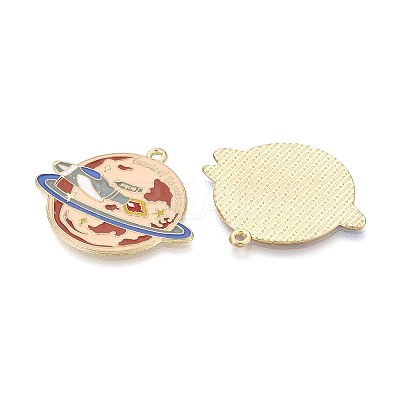 Alloy Enamel Pendants ENAM-T021-75A-G-1