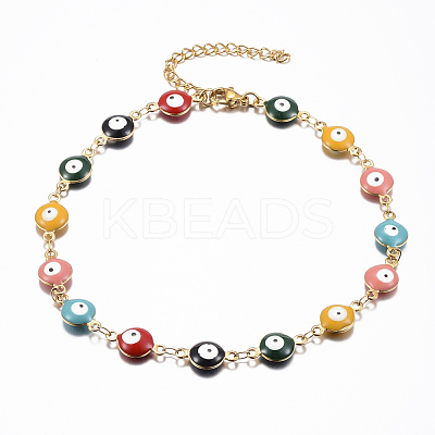 Ion Plating(IP) 304 Stainless Steel Link Bracelets X-BJEW-H511-01-1