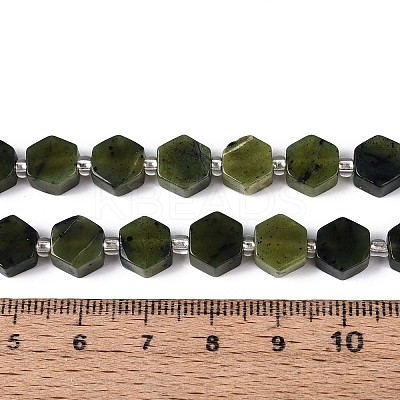 Natural Canadian Jade Beads Strands G-P534-A18-01-1