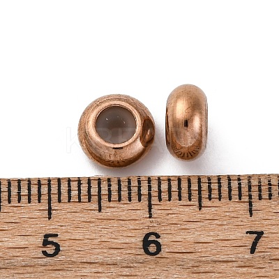 201 Stainless Steel Beads STAS-S171-01KCG-01-1