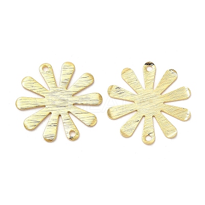 Rack Plating Brass Connector Charms KK-M250-04G-1