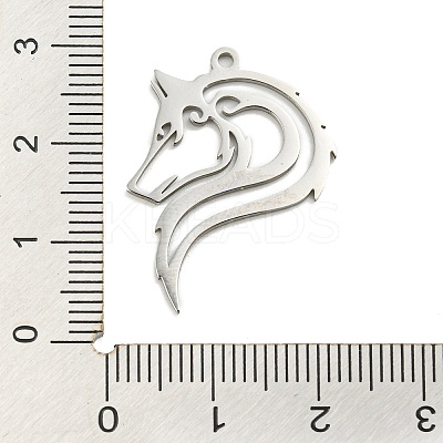 Non-Tarnish 304 Stainless Steel Pendants STAS-Q255-06P-1