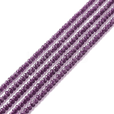 Transparent Glass Beads Strands GLAA-C019-01A-22-1