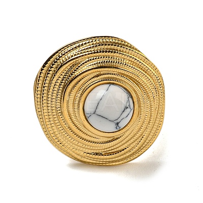 Ion Plating(IP) 304 Stainless Steel Open Cuff Rings STAS-Z060-13G-01-1