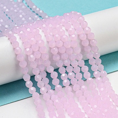 Imitation Jade Glass Beads Stands EGLA-A035-J4mm-D02-1