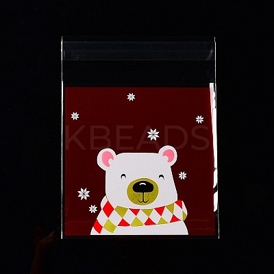 Christmas Theme Plastic Bakeware Bag ABAG-F007-04A-1