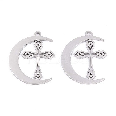 304 Stainless Steel Pendants STAS-N108-37P-1