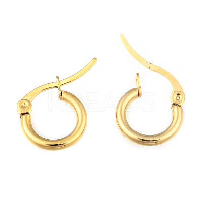 Ion Plating(IP) 304 Stainless Steel Hoop Earrings LS-EJEW-F105-36G-1