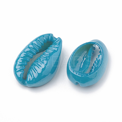 Natural Cowrie Shell Beads X-SHEL-T007-74-1