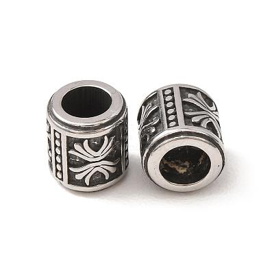 316 Surgical Stainless Steel European Beads SA-CBA7555-01AS-02-1