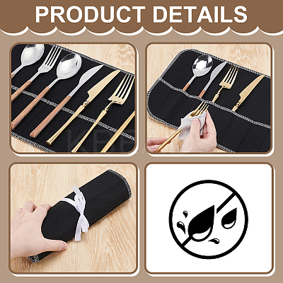15Pcs Felt Tableware Storage Bag AJEW-WA0001-11-1