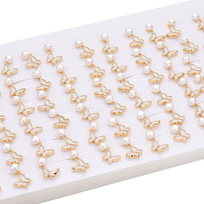 Natural Pearl Dangle Stud Earrings PEAR-N020-05M-1