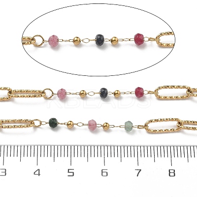 304 Stainless Steel Paperclip Chains CHS-P021-02G-04-1