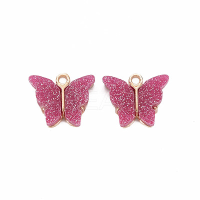 Resin Pendants PALLOY-T081-01F-RS-1
