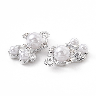ABS Plastic Imitation Pearl Pendants PALLOY-K259-06P-1