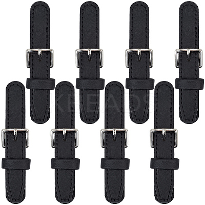 8 Pairs PU Leather Toggle Buckles DIY-GF0012-96B-1