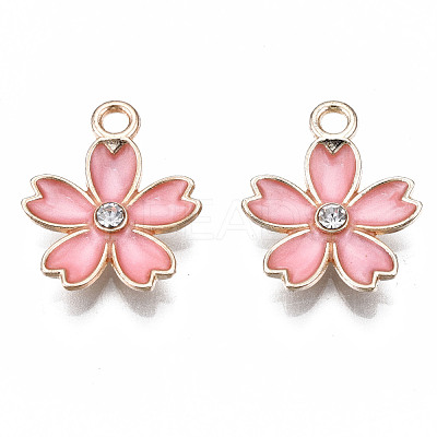 Alloy Enamel Pendants ENAM-S121-052D-1