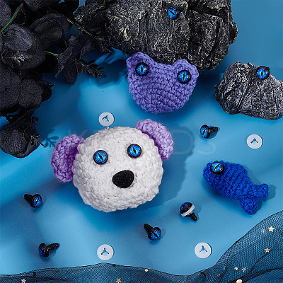 20 Sets Plastic Doll Eyes DIY-PH0010-85-1