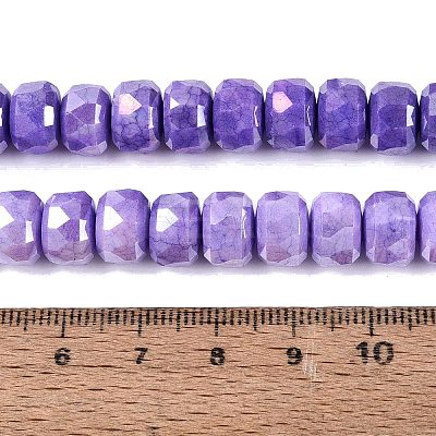 Anti-Tarnish Electroplate Glass Beads Strands GLAA-T025-10mm-11N-1