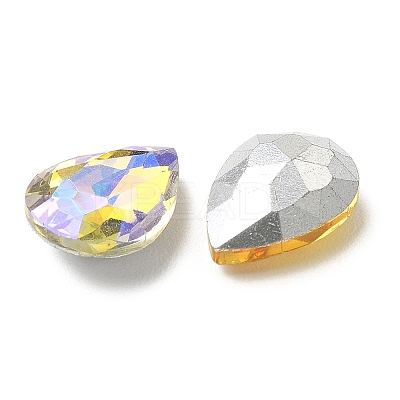 Pointed Back Glass Rhinestone Cabochons RGLA-YW0002-04-1