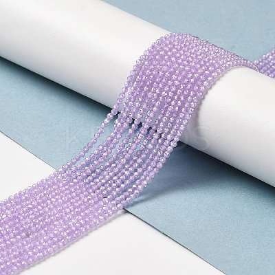 Cubic Zirconia Bead Strands ZIRC-C006-01A-09-1