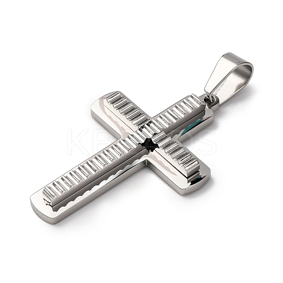 304 Stainless Steel Pendants STAS-F323-15P-1