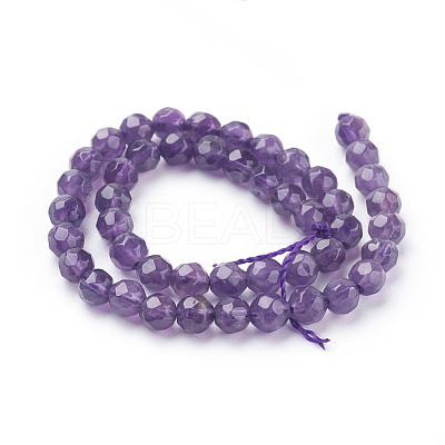 Natural Amethyst Beads Strands L-G-C073-4mm-3-1