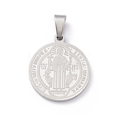 Non-Tarnish 304 Stainless Steel Pendants STAS-C057-01P-1