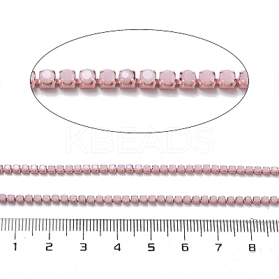 Iron Rhinestone Glass Cup Chain CH-U001-01B-1