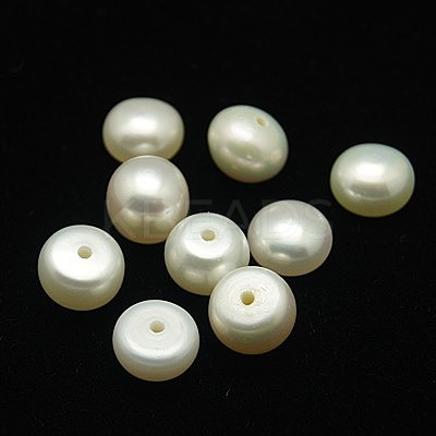 Grade AA Natural Cultured Freshwater Pearl Beads PEAR-D001-6-6.5-2AA-A-1