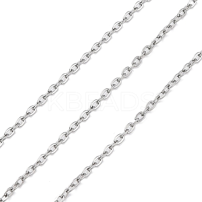 304 Stainless Steel Cable Chains CHS-M009-08P-02-1