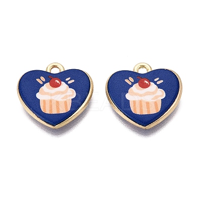 Birthday Printed Alloy Pendants PALLOY-SZC0008-15F-1