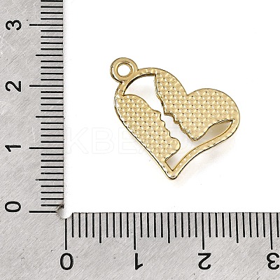 UV Plating Alloy Crystal Rhinestone Pendants RB-CBAD37D-29G-1