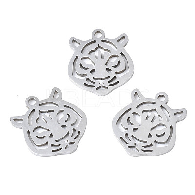 Non-Tarnish 201 Stainless Steel Pendants STAS-T044-282P-1