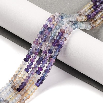 Natural Fluorite Beads Strands X-G-F770-D08-03-1