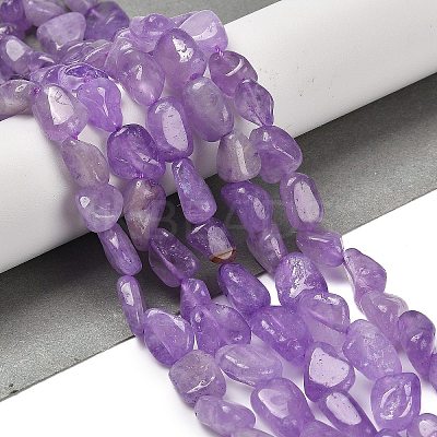 Natural Lavender Amethyst Beads Strands G-P497-01E-22-1