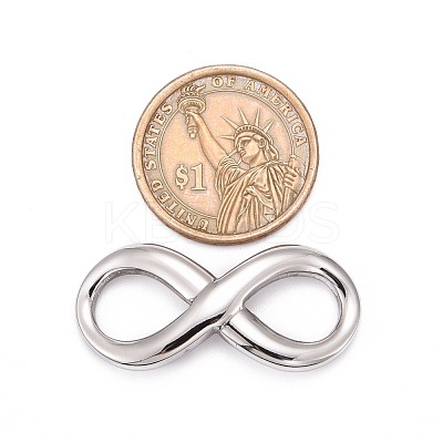 Tarnish Resistant Smooth Surface 304 Stainless Steel Infinity Links connectors STAS-N006-03-1