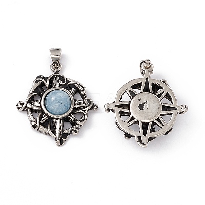 Natural Aquamarine Pendants KK-A173-07AS-01-1