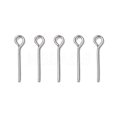 Tarnish Resistant 304 Stainless Steel Eye Pin LS-STAS-R045-15mm-1