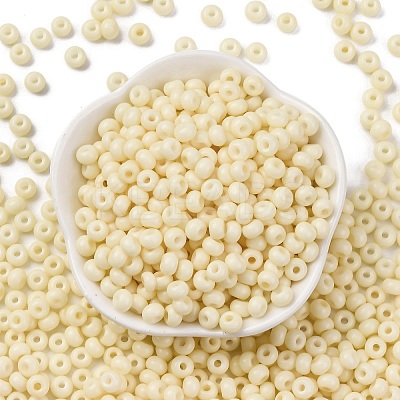 Baking Paint Glass Seed Beads SEED-C003-02G-1
