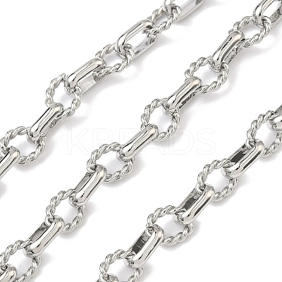 Brass Twist Cube Chains CHC-B026-02P-1