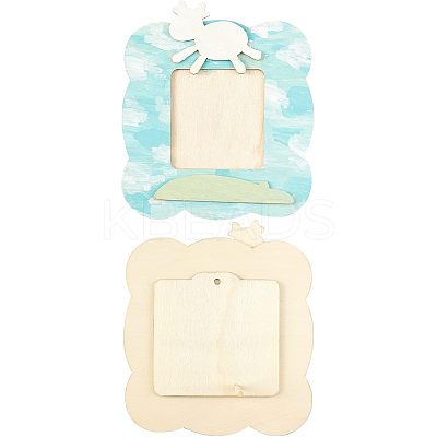 Unfinished Natural Wood Photo Frames WOOD-NB0001-53-1