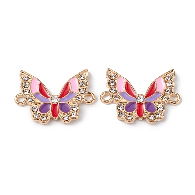 Alloy Enamel Connector Charms ENAM-I054-07-1