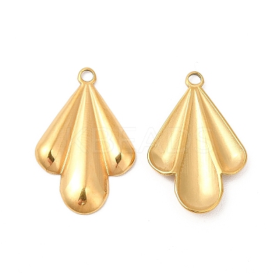 Ion Plating(IP) 304 Stainless Steel Pendants X-STAS-L268-003G-1
