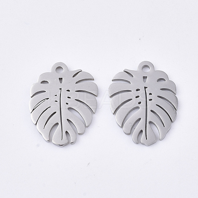 Tarnish Resistant 201 Stainless Steel Pendants X-STAS-T045-40P-1